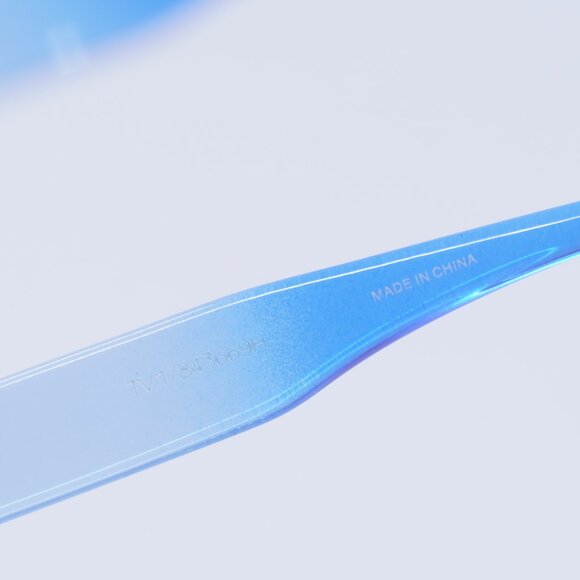 Versace Kids VK4006U 5532/80 Sunglasses Blue Rectangle Frame, Blue Lenses - Picture 8 of 10